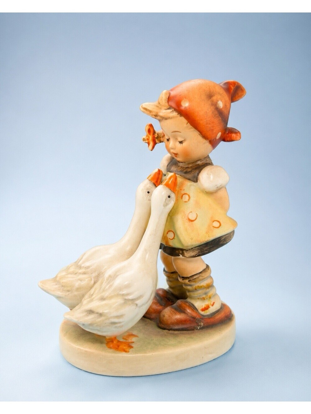 Hummel Goebel 1960s TMK-3 Goose Girl HUM 47 3/0, 4.25” DAMAGED
